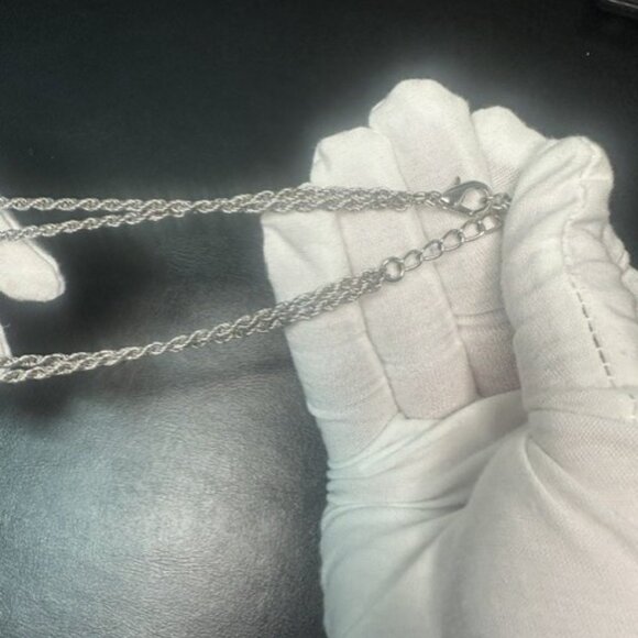 Statement Necklace Silver Tone - Picture 4 of 8